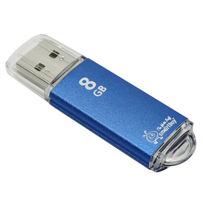 SmartBuy V-Cut 8GB, Blue USB-накопитель