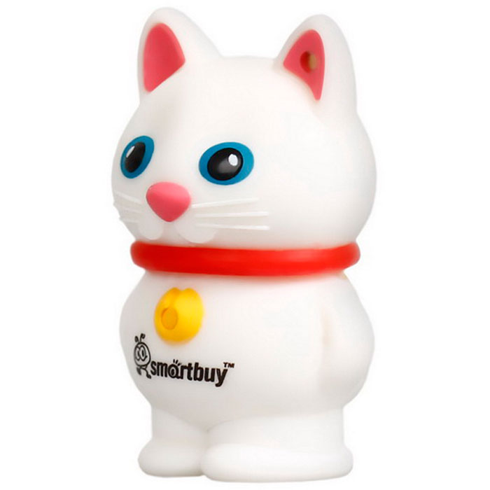 SmartBuy Wild Series Catty, White 16GB USB-накопитель