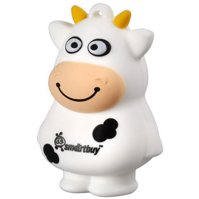 SmartBuy Wild Series Cow 8GB USB-накопительSB8GBCow SmartBuy Wild Series Cow 8GB USB-накопительSB8GBCowФлеш-накопитель SmartBuy Wild Series Cow 8GB предназначен для долговременного хранения и переноса данных и совместим с любым считывающим устройством, которое оснащено USB-портом. Накопитель имеет оригинальный дизайн в виде забавной коровы и доставит много веселых минут пользователям.
