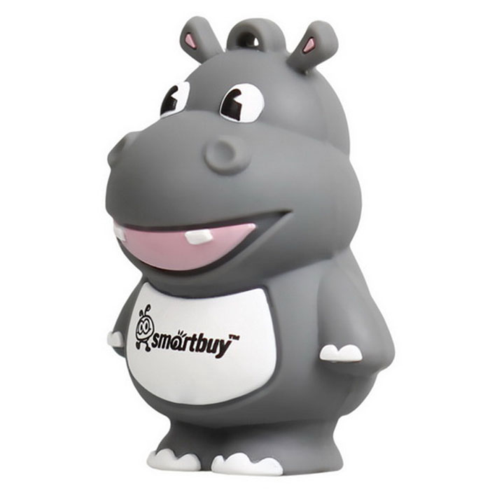 SmartBuy Wild Series Hippo 16GB USB-накопительSB16GBHip SmartBuy Wild Series Hippo 16GB USB-накопительSB16GBHipФлеш-накопитель SmartBuy Wild Series Hippo 16GB предназначен для долговременного хранения и переноса данных и совместим с любым считывающим устройством, которое оснащено USB-портом. Накопитель имеет оригинальный дизайн в виде бегемота и доставит много веселых минут пользователям.