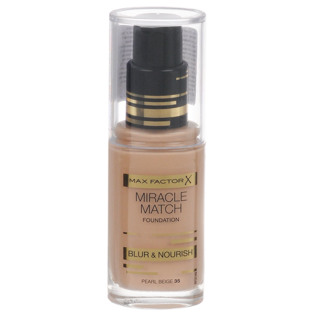 Max Factor Тональная Основа Miracle Match, тон Pearl Beige 3581507975 Max Factor Тональная Основа Miracle Match, тон Pearl Beige 3581507975Попробуй идеальный образ в стиле «нюд». Тональная основа Max Factor Miracle Match обеспечивает идеальный оттенок и безупречную, увлажненную кожу. Она преображает кожу и создает здоровое и безупречное покрытие. Увлажняющая формула питает любой тип кожи и скрывает несовершенства, создавая прекрасный образ. Легкая формула, которая адаптируется к тону кожи и полностью сливается с ней. Кожа выглядит естественной и увлажненной. Эффективная эмульсия на основе воды и силикона + частицы силикона в составе улучшают внешний вид кожи, создавая идеальное умеренное покрытие. Подходит для чувствительной кожи и не содержит масла. Не закупоривает поры.Формула продукта обогащена полупрозрачными частицами слюды, которые позволяют коже отражать свет, создавая на ее поверхности натуральные блики. Благодаря этому эффекту, сияние, которое излучает ваше лицо, выглядит предельно естественно. Особые восстановленные пудровые частицы не скрывают природную красоту и текстуру кожи. Она становится свежей, а не тусклой и безжизненно-матовой. Тон буквльно растворяется на коже, адаптируясь к ее особенностям. Дополнительно светоотражающие микрогранулы работают по принципу Photoshop, выравнивая цвет лица и «размывая» несовершенства для безупречного результата. 40% формулы составляют ухаживающие вещества (глицерин, витамины Е и В), которые питают и увлажняют клетки кожи. Подходит для чувствительной кожи и не содержит масла. Не закупоривает порыЧтобы подобрать свой идеальный оттенок, нанеси немного тональной основы Miracle Match на линию подбородка. Для получения ровного покрытия нанеси небольшое количество тональной основы на лицо и распредели ее от центра к краям кончиками пальцев или с помощью специальной кисти. Для создания естественного макияжа всегда наноси тональную основу при дневном освещении. Естественное покрытие готово.