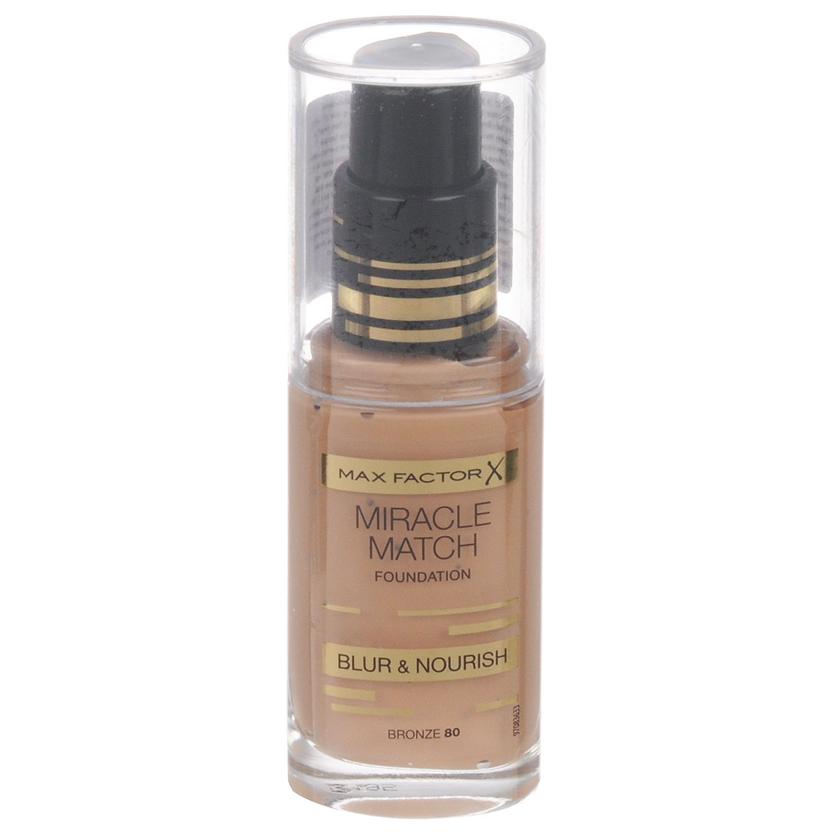Max Factor Тональная Основа Miracle Match, тон Bronze 8081507992 Max Factor Тональная Основа Miracle Match, тон Bronze 8081507992Попробуй идеальный образ в стиле «нюд». Тональная основа Max Factor Miracle Match обеспечивает идеальный оттенок и безупречную, увлажненную кожу. Она преображает кожу и создает здоровое и безупречное покрытие. Увлажняющая формула питает любой тип кожи и скрывает несовершенства, создавая прекрасный образ. Легкая формула, которая адаптируется к тону кожи и полностью сливается с ней. Кожа выглядит естественной и увлажненной. Эффективная эмульсия на основе воды и силикона + частицы силикона в составе улучшают внешний вид кожи, создавая идеальное умеренное покрытие. Подходит для чувствительной кожи и не содержит масла. Не закупоривает поры.Формула продукта обогащена полупрозрачными частицами слюды, которые позволяют коже отражать свет, создавая на ее поверхности натуральные блики. Благодаря этому эффекту, сияние, которое излучает ваше лицо, выглядит предельно естественно. Особые восстановленные пудровые частицы не скрывают природную красоту и текстуру кожи. Она становится свежей, а не тусклой и безжизненно-матовой. Тон буквльно растворяется на коже, адаптируясь к ее особенностям. Дополнительно светоотражающие микрогранулы работают по принципу Photoshop, выравнивая цвет лица и «размывая» несовершенства для безупречного результата. 40% формулы составляют ухаживающие вещества (глицерин, витамины Е и В), которые питают и увлажняют клетки кожи. Подходит для чувствительной кожи и не содержит масла. Не закупоривает порыЧтобы подобрать свой идеальный оттенок, нанеси немного тональной основы Miracle Match на линию подбородка. Для получения ровного покрытия нанеси небольшое количество тональной основы на лицо и распредели ее от центра к краям кончиками пальцев или с помощью специальной кисти. Для создания естественного макияжа всегда наноси тональную основу при дневном освещении. Естественное покрытие готово.