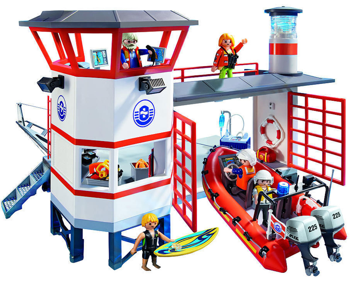 Фото Playmobil Игровой набор "Береговая станция с маяком". Покупайте с доставкой по России