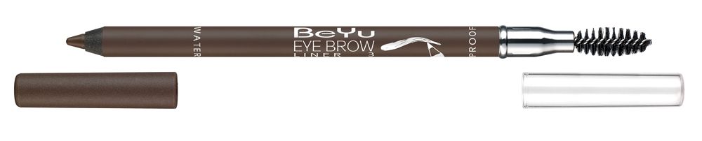 BeYu Карандаш для бровей с щеточкой № 3 темно-коричневый Eyebrow Liner Waterproof , 1г.3681.3 BeYu Карандаш для бровей с щеточкой № 3 темно-коричневый Eyebrow Liner Waterproof , 1г.3681.3Водостойкий карандаш для бровей. Подчеркивает форму бровей с помощью встроенной щеточки, помогает создавать и поддерживать аккуратный контур. Текстура мягко растушевывается и стойко держится до 10 часов. Палитра состоит из натуральных и универсальных оттенков.