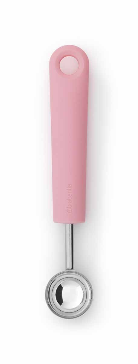 Нож для фигурной резки фруктови и овощей Brabantia, цвет: розовый106569 Нож для фигурной резки фруктови и овощей Brabantia, цвет: розовый106569Этот нож для фигурной резки фруктов и овощей изготовлен из высококачественной закаленной стали и превосходно вырезает шарики из арбуза и других плодов. Ручка изготовлена из прочного пластика, рабочая часть - из нержавеющей стали. Изделие легко моется - можно мыть в посудомоечной машине; Петелька для подвешивания. Входит в коллекцию Brabantia - Tasty Colours - красочное решение для выполнения любой задачи на кухне! 5-летняя гарантия Brabantia.