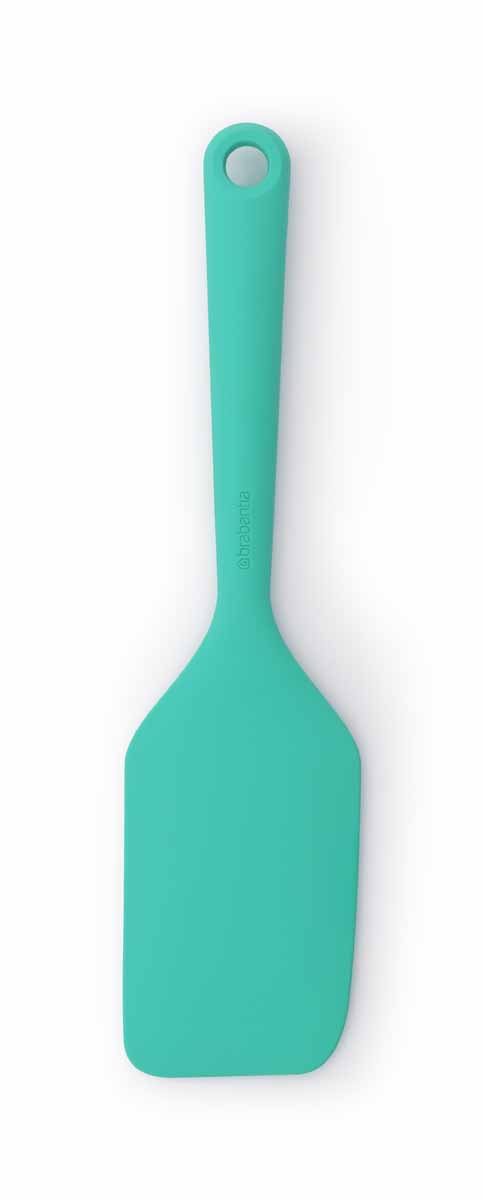 Лопатка кондитерская Brabantia Tasty Colours, цвет: морской волны. 108204108204 Лопатка кондитерская Brabantia Tasty Colours, цвет: морской волны. 108204108204Лопатка имеет хорошо продуманную форму и может использоваться в любых кастрюлях, сковородах, мисках и т.п. Изделие изготовлено из термостойкого силикона. Изделие легко моется – можно мыть в посудомоечной машине. Удобно хранить – петелька для подвешивания.