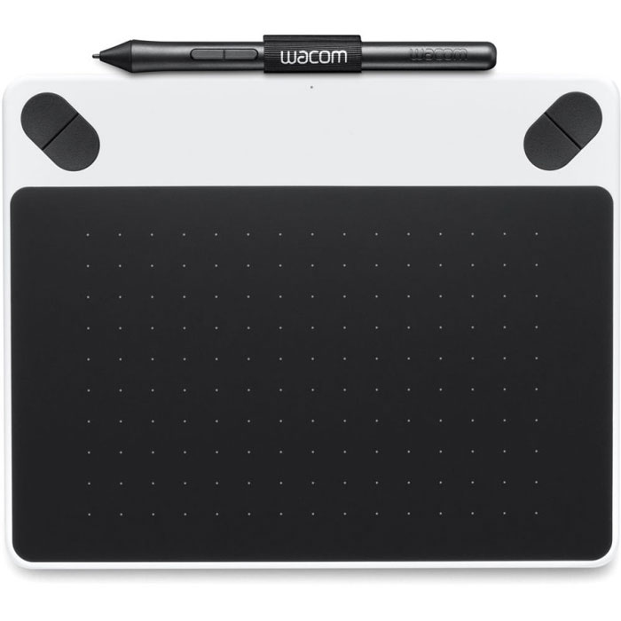 Wacom Intuos Draw Pen S, White графический планшет (CTL-490DW-N)4949268619387 Wacom Intuos Draw Pen S, White графический планшет (CTL-490DW-N)4949268619387Вы новичок и только ищете свой собственный стиль? Intuos Draw помогает творить с удовольствием. С легкостью рисовать, раскрашивать и редактировать - все это благодаря графическому планшету. Всё необходимое для художника - в одном инструменте. Если вы готовы творить, Intuos Draw - это идеальный помощник на первом этапе.С помощью Intuos вы можете показать свое произведение всему миру. Опубликуйте произведение в сети, распечатайте его на бумаге или холсте, чтобы продемонстрировать его разными способами.Для загрузки доступна программа ArtRage LiteНаконечник пера чувствителен к 1024 уровням нажимаМаксимальная высота считывания пера: 16 ммЭргономичное перо без батареек с двумя кнопкамиИмитирующая бумагу поверхность планшета с соотношением сторон 16:10Зеркально-симметричный дизайн планшета - для работы и правшей и левшейЧетыре программируемые клавиши ExpressKeys для быстрого вызова функцийСпециальный держатель для его удобного хранения пераПростое подключение через USB-портВозможность подключения к компьютеру беспроводным способом с аксессуаром Wireless Kit (приобретается отдельно)