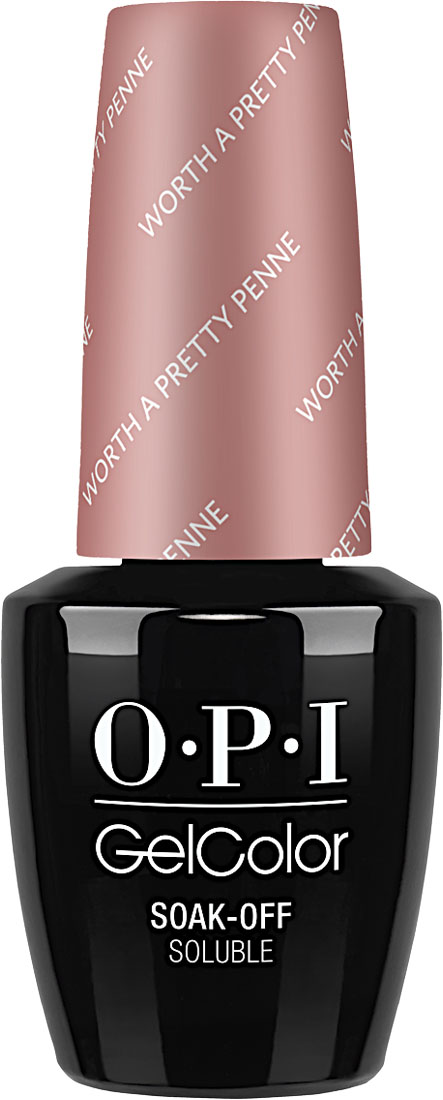 OPI Гель-лак для ногтей GelColor, тон № GCV27 Worth a Pretty Penne, 15 млGCV27 OPI Гель-лак для ногтей GelColor, тон № GCV27 Worth a Pretty Penne, 15 млGCV27GELCOLOR от OPI. ГЕЛЬКОЛОР это 100% гель в лаковом флаконе! В отличие от гелей-лаков, из-за отсутствия лаковой составляющей ГЕЛЬКОЛОР не подвержен сколам и трещинам. Ультра-быстрое светоотверждение в LED-лампе OPI! Всего лишь 4 минуты на все слои включая базу и верхнее покрытие на всех пальцах! Не требует шлифовки ногтей перед нанесением и опиливания при снятии, а значит — не травмирует ногти! Снимается за 15 минут отмачиванием.ГЕЛЬКОЛОР - экономичен! ГЕЛЬКОЛОР - это высочайшее качество OPI по доступной цене. Оттенки легендарных лаков OPI при желании можно наносить поверх ГЕЛЬКОЛОР. Сравните стоимость ГЕЛЬКОЛОР с другими марками и Вы увидите разницу!Стойкое и сияющее покрытие на недели вперед с GELCOLOR.ГЕЛЬКОЛОР это 100% гель в лаковом флаконе! В отличие от гелей-лаков, из-за отсутствия лаковой составляющей ГЕЛЬКОЛОР не подвержен сколам и трещинам.Ультра-быстрое светоотверждение в LED-лампе OPI! Всего лишь 4 минуты на все слои включая базу и верхнее покрытие на всех пальцах!Не требует шлифовки ногтей перед нанесением и опиливания при снятии, а значит — не травмирует ногти! Снимается за 15 минут отмачиванием.ГЕЛЬКОЛОР - экономичен! ГЕЛЬКОЛОР - это высочайшее качество OPI по доступной цене.Повторяют оттенки легендарных лаков OPI, которые при желании можно наносить поверх ГЕЛЬКОЛОР.Сравните стоимость ГЕЛЬКОЛОР с другими марками и Вы увидите разницу!Стойкое и сияющее покрытие на недели вперед с GELCOLOR.