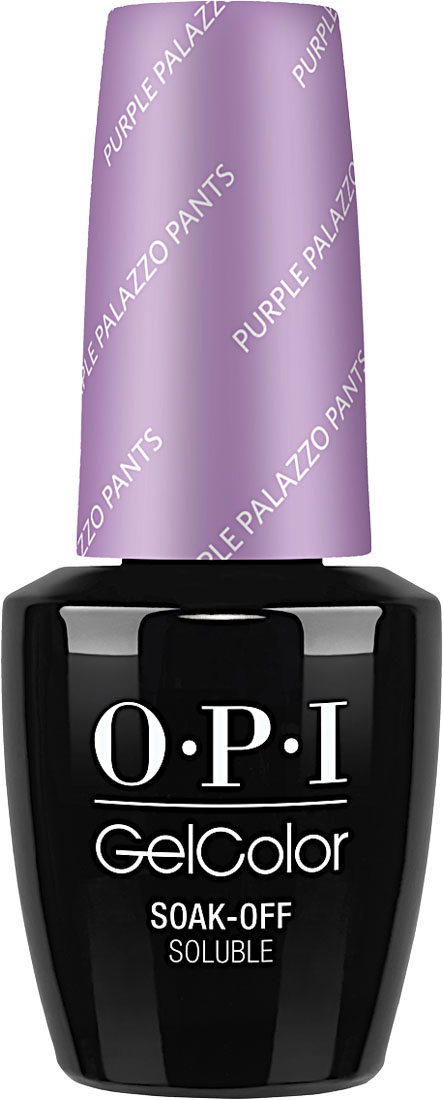 OPI Гель-лак для ногтей GelColor, тон № GCV34 Purple Palazzo Pants, 15 млGCV34 OPI Гель-лак для ногтей GelColor, тон № GCV34 Purple Palazzo Pants, 15 млGCV34GELCOLOR от OPI. ГЕЛЬКОЛОР это 100% гель в лаковом флаконе! В отличие от гелей-лаков, из-за отсутствия лаковой составляющей ГЕЛЬКОЛОР не подвержен сколам и трещинам. Ультра-быстрое светоотверждение в LED-лампе OPI! Всего лишь 4 минуты на все слои включая базу и верхнее покрытие на всех пальцах! Не требует шлифовки ногтей перед нанесением и опиливания при снятии, а значит — не травмирует ногти! Снимается за 15 минут отмачиванием.ГЕЛЬКОЛОР - экономичен! ГЕЛЬКОЛОР - это высочайшее качество OPI по доступной цене. Оттенки легендарных лаков OPI при желании можно наносить поверх ГЕЛЬКОЛОР. Сравните стоимость ГЕЛЬКОЛОР с другими марками и Вы увидите разницу!Стойкое и сияющее покрытие на недели вперед с GELCOLOR.ГЕЛЬКОЛОР это 100% гель в лаковом флаконе! В отличие от гелей-лаков, из-за отсутствия лаковой составляющей ГЕЛЬКОЛОР не подвержен сколам и трещинам.Ультра-быстрое светоотверждение в LED-лампе OPI! Всего лишь 4 минуты на все слои включая базу и верхнее покрытие на всех пальцах!Не требует шлифовки ногтей перед нанесением и опиливания при снятии, а значит — не травмирует ногти! Снимается за 15 минут отмачиванием.ГЕЛЬКОЛОР - экономичен! ГЕЛЬКОЛОР - это высочайшее качество OPI по доступной цене.Повторяют оттенки легендарных лаков OPI, которые при желании можно наносить поверх ГЕЛЬКОЛОР.Сравните стоимость ГЕЛЬКОЛОР с другими марками и Вы увидите разницу!Стойкое и сияющее покрытие на недели вперед с GELCOLOR.