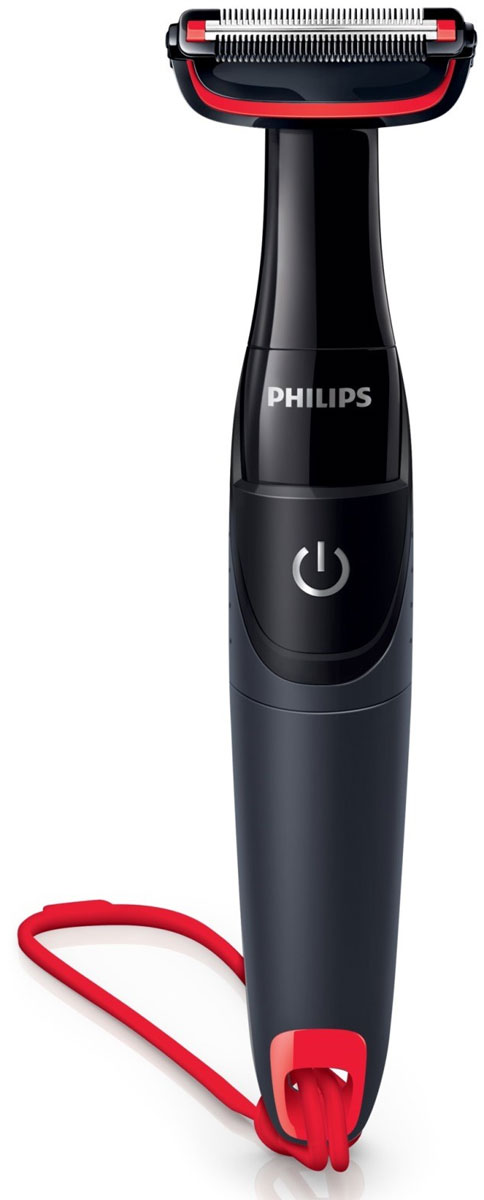 Philips BG105/10 триммер для телаBG105/10 Philips BG105/10 триммер для телаBG105/10Триммер для тела с интуитивным управлением Philips BG 105/10 разработан специально для бережного подравнивания волос даже на чувствительных участках тела.Уникальная система защищает даже самые чувствительные участки тела, позволяя подравнивать волосы до 0,5 мм без непосредственного контакта лезвий с кожей. Этот триммер разработан специально для подравнивания волос в двух направлениях, что обеспечивает точный захват всех волосков, даже если они растут в разных направлениях.Прибор обеспечивает комфортное и гладкое бритье как на сухой, так и на влажной коже. Philips BG 105/10 на 100 % водонепроницаем, поэтому по завершении процедуры его можно просто промыть водой. С помощью петли триммер можно подвесить в любом удобном месте, чтобы он всегда был готов к использованию.Благодаря питанию от батареи типа AA, беспроводным триммером легко пользоваться в любом месте и в любое время. Используйте высококачественные щелочные батареи Philips типа AA для обеспечения оптимальной работы на протяжении двух месяцев. Производительность и срок службы батареи могут отличаться в зависимости от типа обрабатываемых волос и частоты использования.