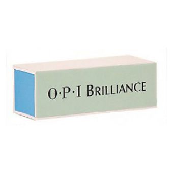 OPI Полировочный блок BrillianceFI156 OPI Полировочный блок BrillianceFI156Натуральные и искусственные ногти засверкают ярко и быстро без излишних усилий. Зеленая сторона удалит дефекты и неровности, белая сторона отполирует до бриллиантового блеска. -Блестящий завершающий этап маникюра- Быстро полирует искусственные и натуральные ногти до зеркального блеска -Не повреждает ногти и кутикулуИсключает применение масел при полировке. Масло портит пилки и баффы!