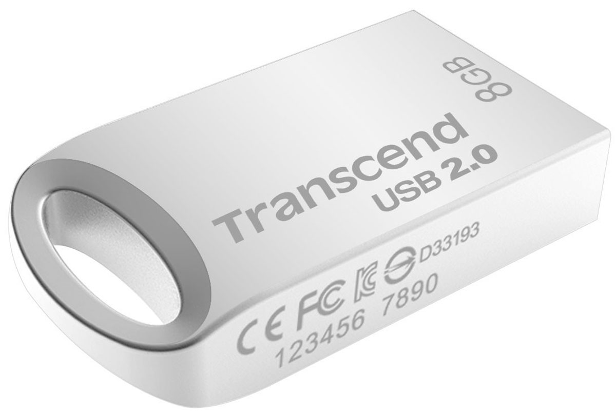 Transcend JetFlash 510 8GB, Silver USB-накопитель