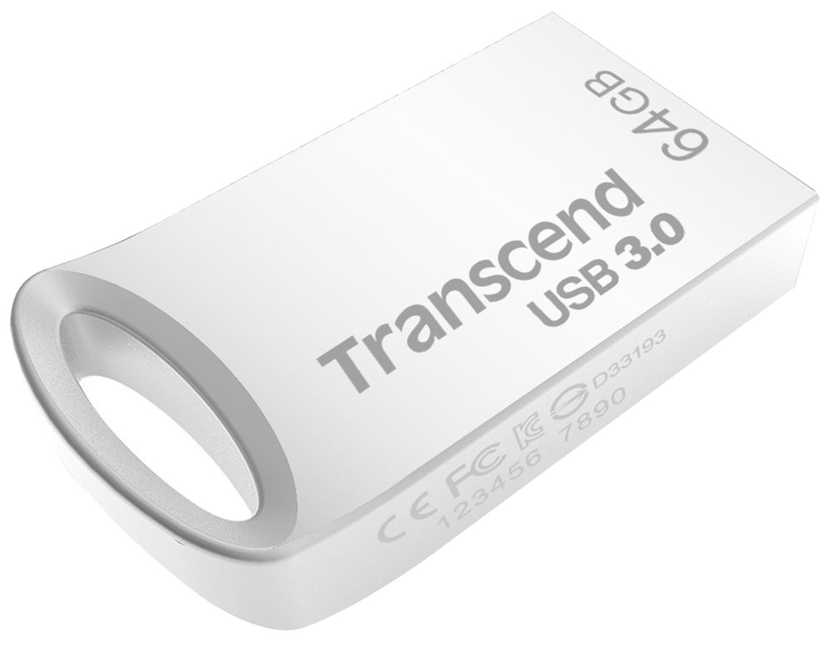 Transcend JetFlash 710 64GB, Silver USB-накопитель