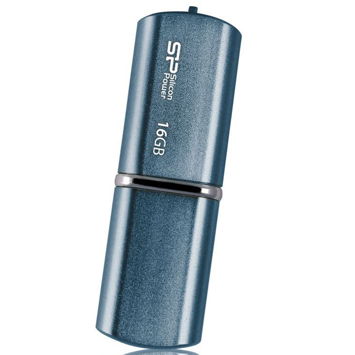 Silicon Power LuxMini 720 16GB, Dark Blue USB-накопитель