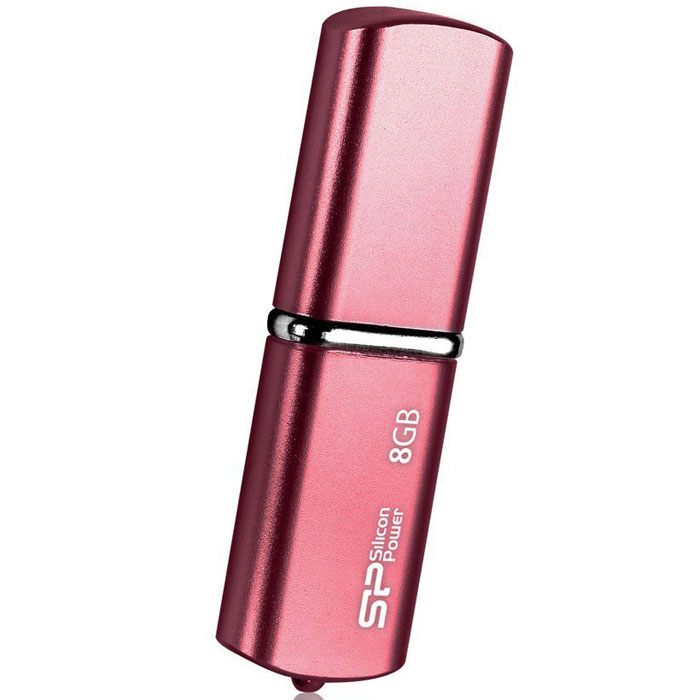 Silicon Power LuxMini 720 8GB, Pink USB-накопитель