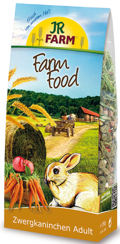 JR FARM 13635 Farm Food Adult Корм для карликовых кроликов 750г36902 JR FARM 13635 Farm Food Adult Корм для карликовых кроликов 750г36902Корм Adult для взрослых животных содержит все питательные вещества, витамины и минералы. В этот корм специально так же был добавлен зеленый овес и яблочные чипсы - любимое лакомство карликовых кроликов.