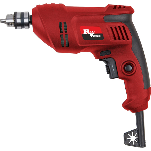 Дрель RedVerg RD-D400, безударнаяRD-D400 Дрель RedVerg RD-D400, безударнаяRD-D400Дрель RedVerg RD-D400 легкая, компактная, при этом имеет высокие обороты, что позволяет сверлить отверстия в различных по плотности материалах. Благодаря эффективной системе охлаждения активных внутренних элементов дрель надежна и долговечна в использовании.