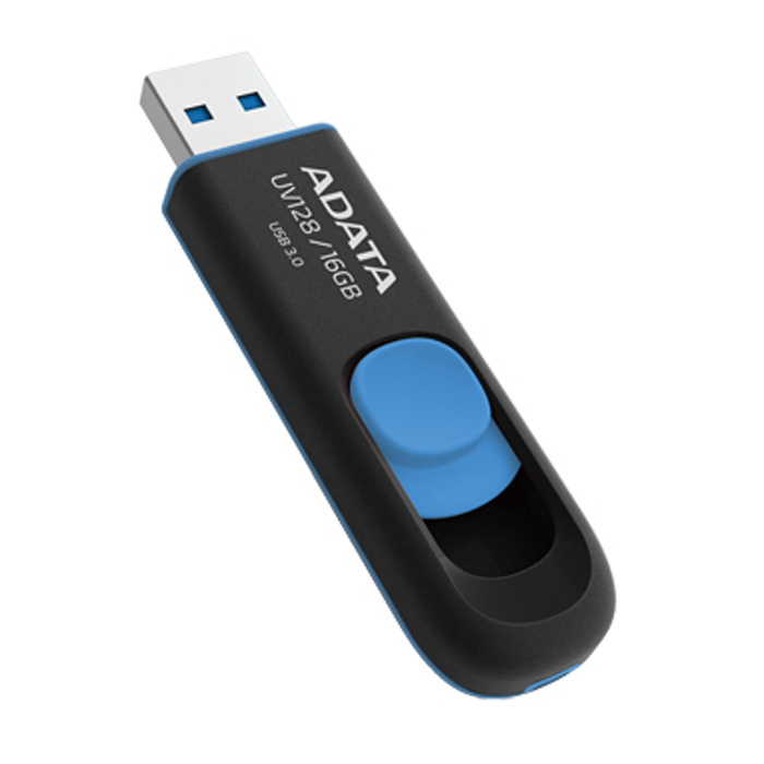 ADATA UV128 16GB, Black Blue USB-накопитель