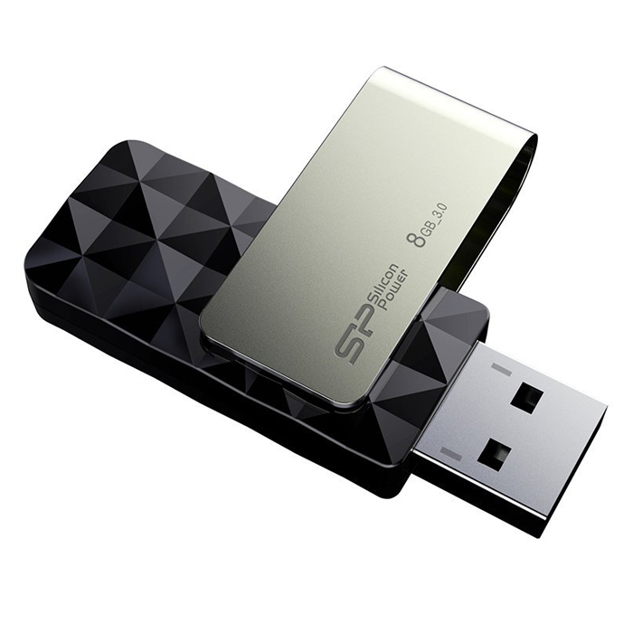 Silicon Power Blaze B30 8GB, Black USB-накопитель