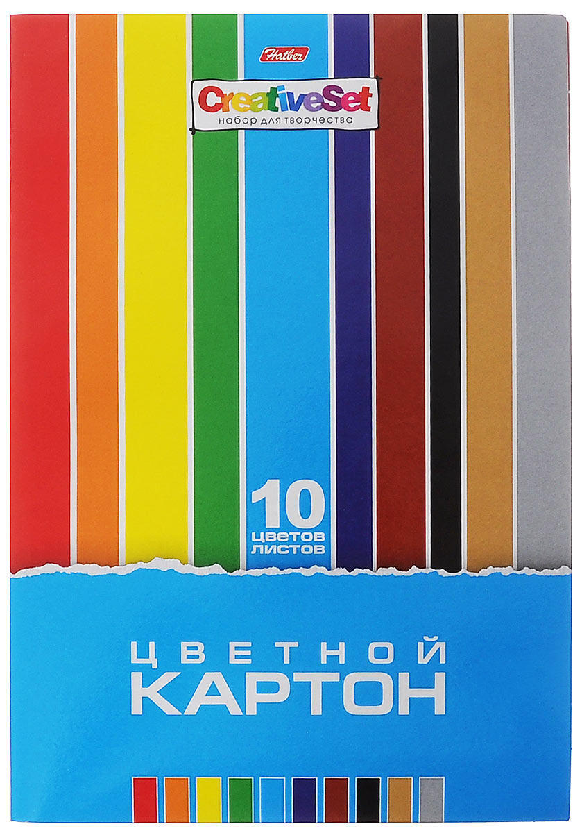 Hatber Картон цветной Creative Set, 10 листов10Кц4_05809 Hatber Картон цветной Creative Set, 10 листов10Кц4_05809Картон Hatber Creative Set позволит вашему ребенку создавать всевозможные аппликации и поделки. Набор состоит из десяти листов картона 10 разных цветов с полуглянцевым покрытием формата А4. Картон упакован в оригинальную картонную папку, на ее внутренней стороне расположена раскраска c изображением ракеты, спутников и звезд.Создание поделок из картона поможет ребенку в развитии творческих способностей. Рекомендуемый возраст: от 6 лет.