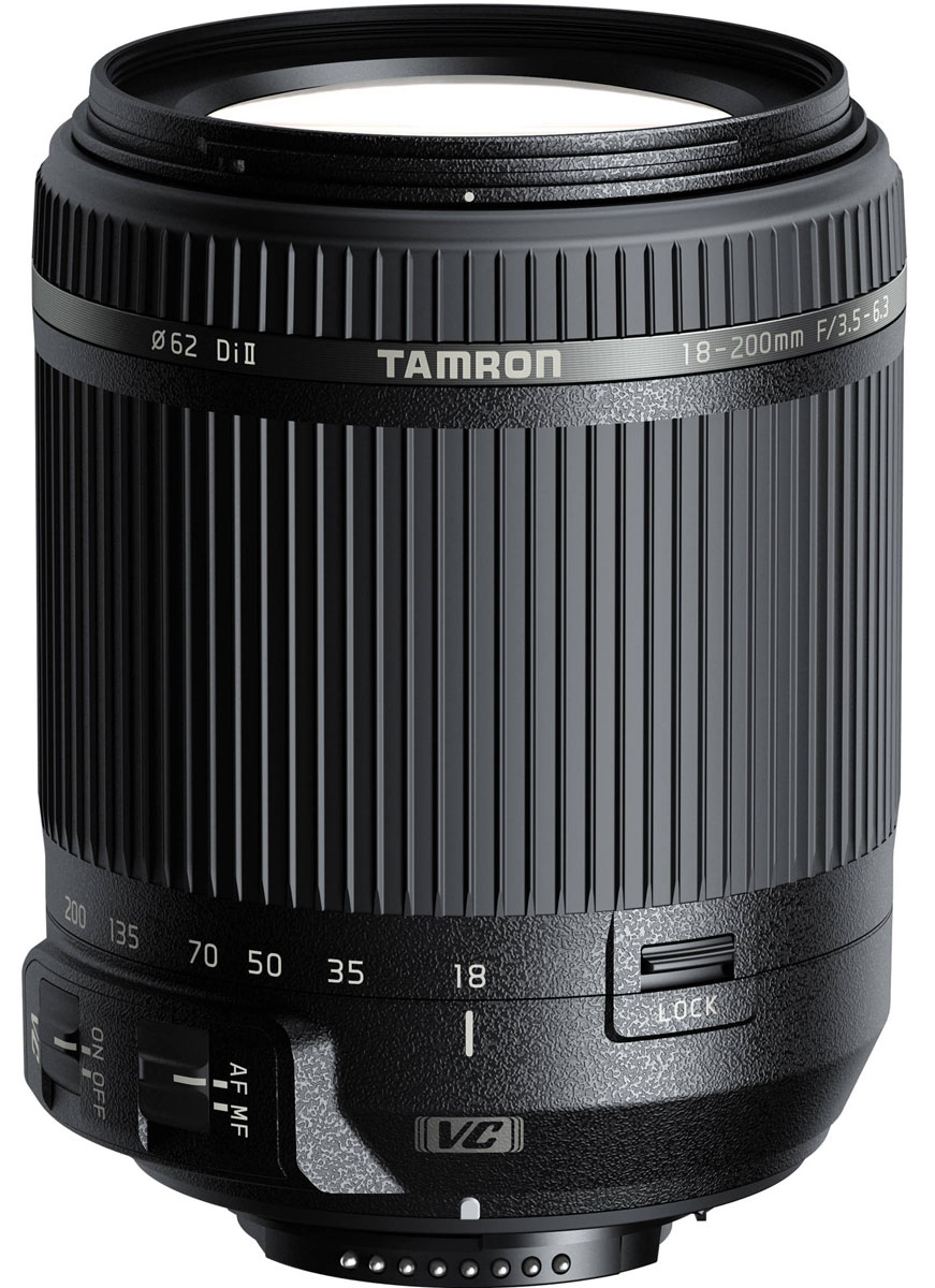Tamron 18-200mm F/3.5-6.3 DI II VC, Black объектив для Nikon