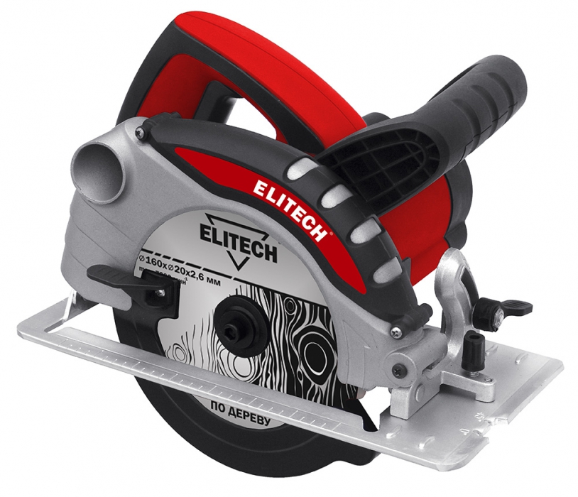 Пила дисковая Elitech ПД1300178428 Пила дисковая Elitech ПД1300178428Компактная дисковая пила Elitech ПД1300 с эргономичными ручками, обеспечивающими уверенное ведение инструмента, предназначена для раскроя древесных, пластиковых и других листовых материалов, используется для строительно-монтажных работ, изготовления столярных изделий, лестниц и т.д. Пила снабжена механизмом бесключевой регулировки глубины, а также угла наклона пиления. Блокировка шпинделя обеспечивает простую смену оснастки. Инструмент оптимален для распила заготовок под прямым углом, а также под наклоном в 45 градусов. В комплект входит твердосплавный пильный диск с 18 зубьями. Длина кабеля составляет 2 метра. Основные характеристики: - Эргономичная нескользящая рукоятка. - Регулируемая глубина пиления 0-53 мм. - Регулировка угла наклона диска и глубины пиления без специального инструмента. - Усиленная литая металлическая подошва. - Возможность подключения пылесоса. - Система пылеудаления. - Морозостойкий кабель питания. - Защита от случайного включения. Посадочный диаметр диска: 20 мм. Число зубьев диска: 18 шт. Толщина диска: 2,6 мм. Напряжение: 230В. Максимальная глубина пропила под углом 45°: 36 мм. Максимальная глубина пропила под углом 90°: 53 мм.