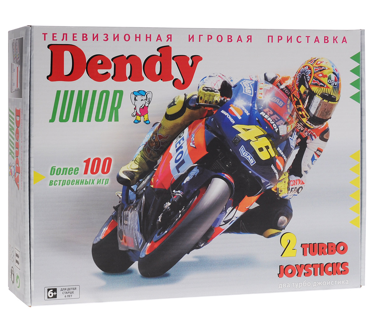 Игровая приставка Dendy Junior (8 bit)1CSC20003170 Игровая приставка Dendy Junior (8 bit)1CSC20003170Самая популярная 8-битная приставка последнего времени в России. Отличается простотой, неприхотливостью и надежностью в работе.