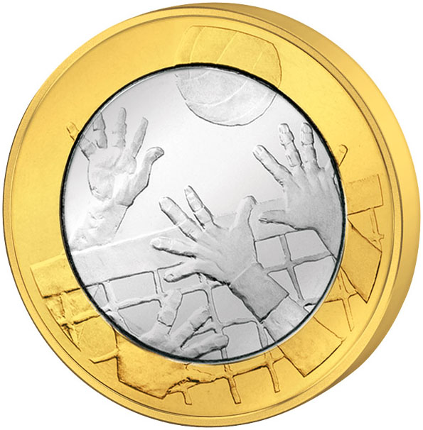 Монета номиналом 5 евро 