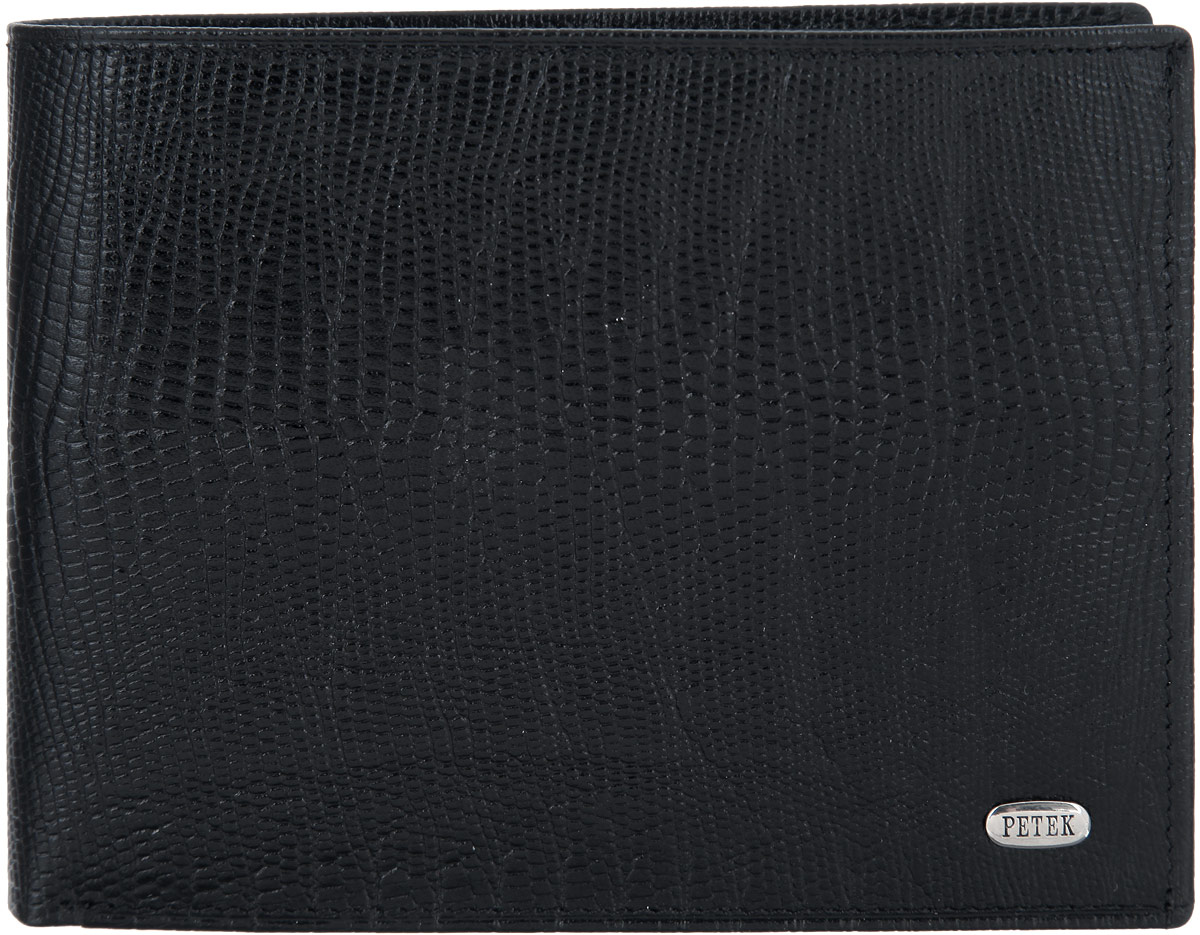 Портмоне мужское Petek 1855, цвет: черный. 220.041.01