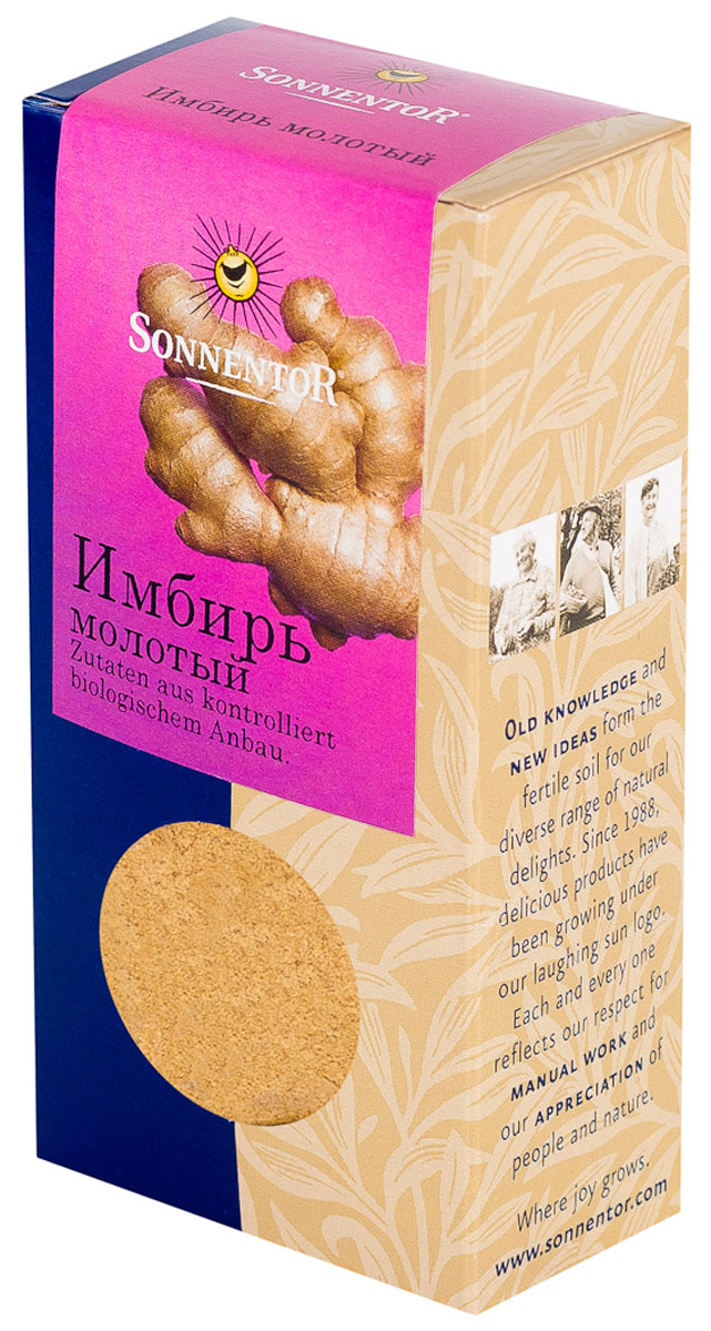 где купить Sonnentor Имбирь молотый, 35 г по лучшей цене