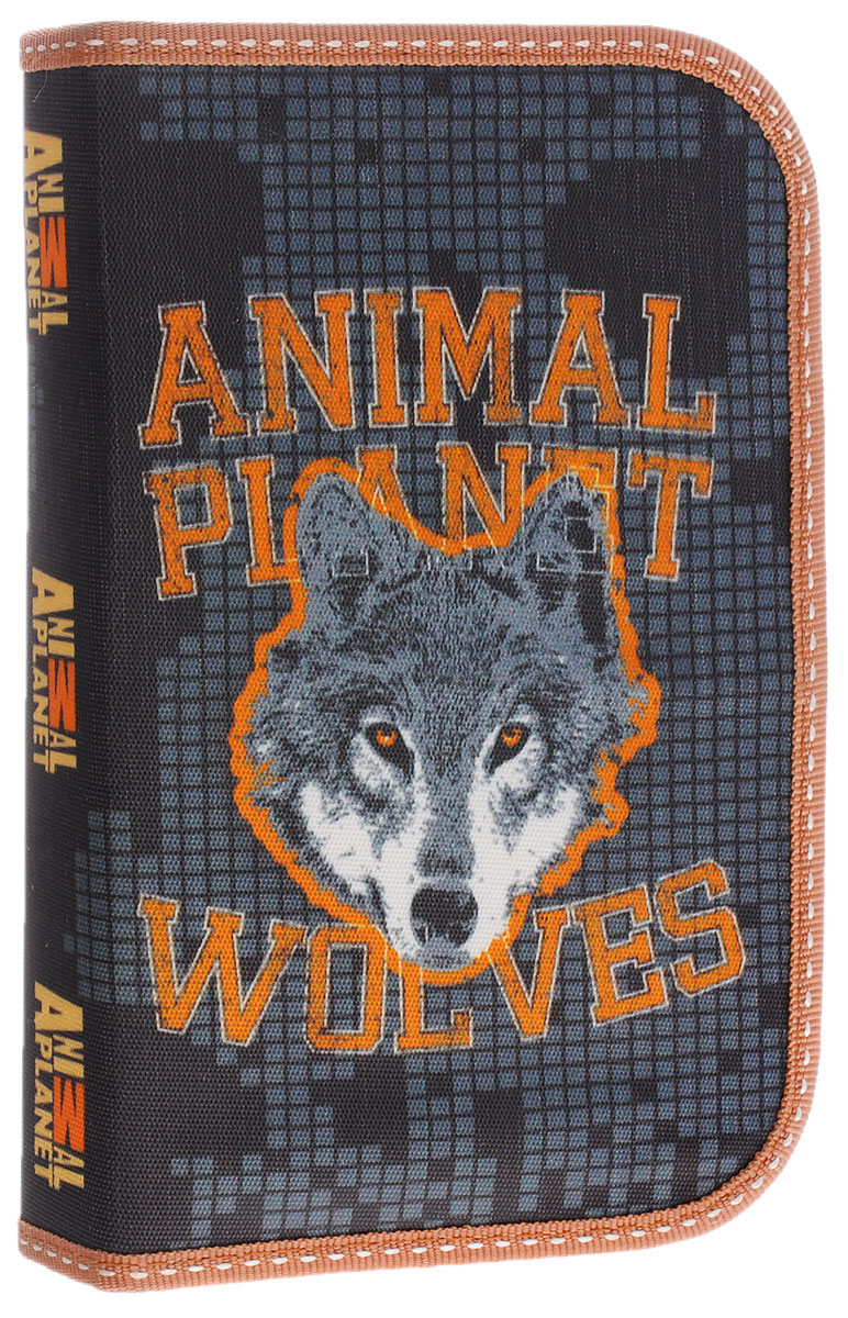Action! Пенал Animal Planet WolvesAP-APC4201/4 Action! Пенал Animal Planet WolvesAP-APC4201/4Пенал Action! Animal Planet: Wolves станет не только практичным, но и стильным школьным аксессуаром для любого ребенка.Твердый пенал выполнен из прочного картона и закрывается на застежку-молнию. Состоит из одного вместительного отделения, в котором без труда поместятся канцелярские принадлежности.Внутри пенала находится 15 эластичных креплений для канцелярских принадлежностей. Для обеспечения дополнительной износоустойчивости, пенал отделан текстильной лентой по краю, а также дополнен закругленными уголками. Такой пенал станет незаменимым помощником для школьника, с ним ручки и карандаши всегда будут под рукой и больше не потеряются. Уважаемые клиенты! Обращаем ваше внимание на то, что окантовка пенала в цветовом ассортименте. Поставка осуществляется в зависимости от наличия на складе.