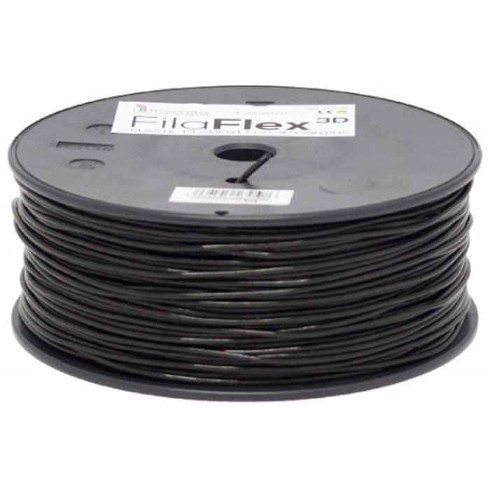 BQ Filaflex пластик в катушке, 1,75 мм, BlackF000084 BQ Filaflex пластик в катушке, 1,75 мм, BlackF000084Пластик BQ Filaflexэто эластичный термопластик для использования в 3D принтерах, стойкий к моющим средствам и щелочам. Один из лучших материалов для печати на 3D принтере, он не теряет форму при растяжении и имеет высокую прочность на разрыв. Материал абсолютно без запаха и не является токсичным. Температура плавления215-250°C. Пластик BQ Filaflex применяется для создания гибких, эластичных 3D моделей, таких как ремешки часов, обувь, предметы одежды и аксессуары, а также как часть более сложных 3D моделей в комбинации с обычным PLA пластиком. Одной катушки BQ Filaflex хватит на десятки изделий.Диаметр пластиковой нити: 1,75 ммПредел прочности: 39 МПа