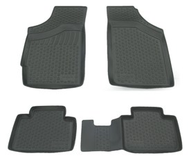 Коврики в салон автомобиля L.Locker, для Lifan Smily 320 (08-), 4 шт0231030101 Коврики в салон автомобиля L.Locker, для Lifan Smily 320 (08-), 4 шт0231030101Коврики L.Locker производятся индивидуально для каждой модели автомобиля из современного и экологически чистого материала. Изделия точно повторяют геометрию пола автомобиля, имеют высокий борт, обладают повышенной износоустойчивостью, антискользящими свойствами, лишены резкого запаха и сохраняют свои потребительские свойства в широком диапазоне температур (от -50°С до +80°С). Рисунок ковриков специально спроектирован для уменьшения скольжения ног водителя и имеет достаточную глубину, препятствующую свободному перемещению жидкости и грязи на поверхности. Одновременно с этим рисунок не создает дискомфорта при вождении автомобиля. Водительский ковер с предустановленными креплениями фиксируется на штатные места в полу салона автомобиля. Новая технология системы креплений герметична, не дает влаге и грязи проникать внутрь через крепеж на обшивку пола.