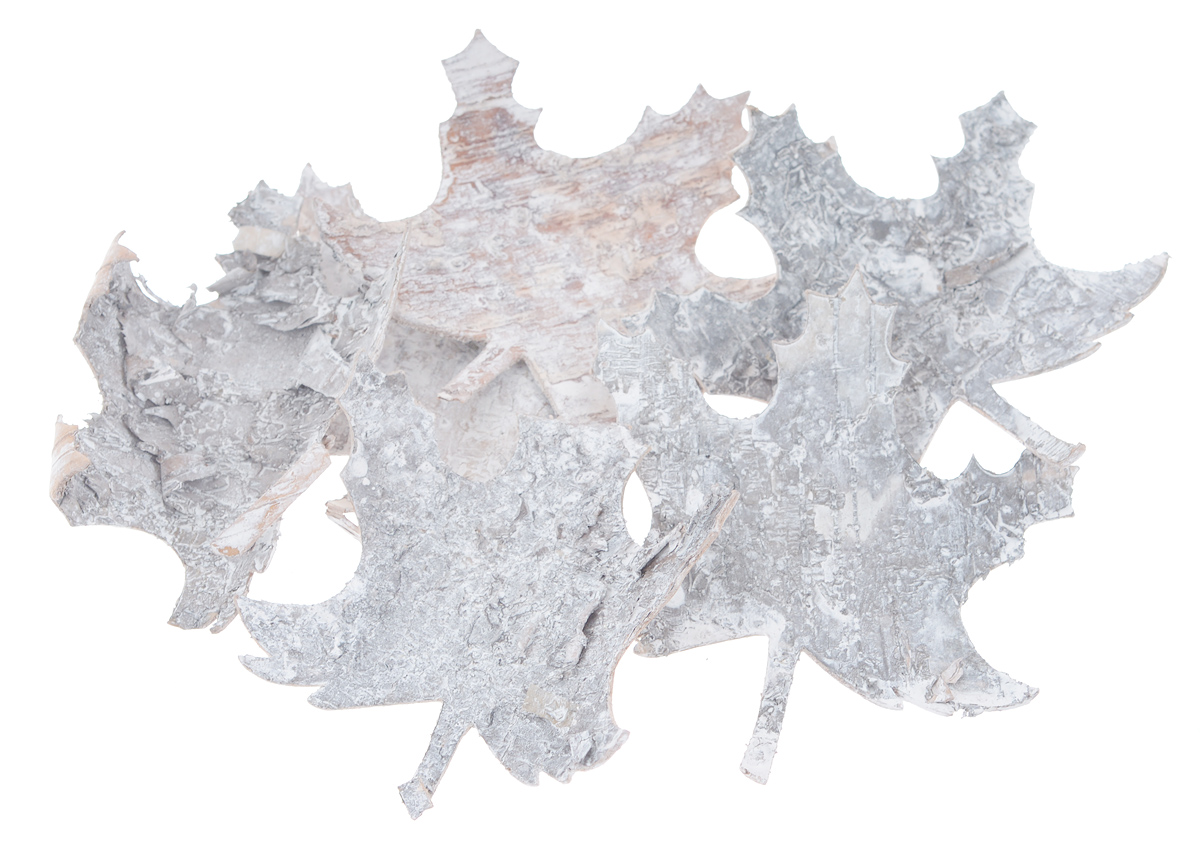 Декоративный элемент Dongjiang Art, цвет: белый, 6 шт. 77090137709013_ белый Декоративный элемент Dongjiang Art, цвет: белый, 6 шт. 77090137709013_ белыйДекоративные элементы Dongjiang Art, изготовленные из натуральной коры дерева в виде кленовых листов, предназначены для украшения цветочных композиций. Такие элементы могут пригодиться во флористике и многом другом.Флористика - вид декоративно-прикладного искусства, который использует живые, засушенные или консервированные природные материалы для создания флористических работ. Это целый мир, в котором есть место и строгому математическому расчету, и вдохновению.Средний размер элементов: 8,5 см х 10 см.