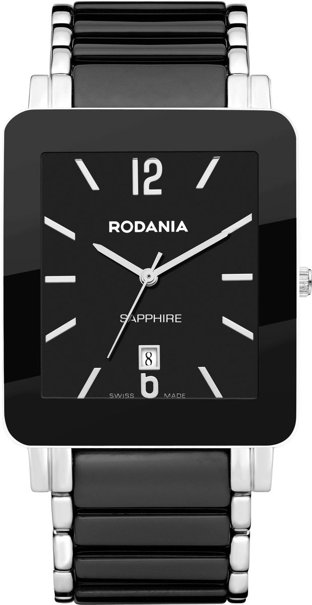 Часы мужские наручные Rodania, цвет: черный. 2512346