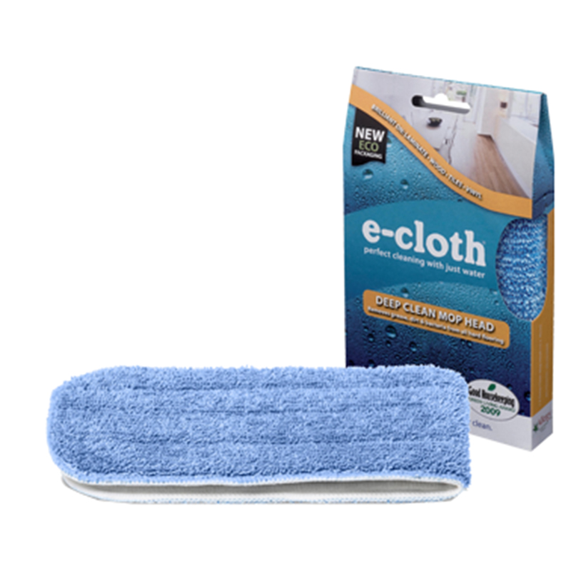 Насадка сменная для швабры E-cloth, для влажной уборки, цвет: голубой20242 Насадка сменная для швабры E-cloth, для влажной уборки, цвет: голубой20242Сменная насадка походит для швабр E-cloth, моделей 20240 и 20267. Она изготовлена из e-cloth волокон, которые эффективно удаляют загрязнения с любых твердых поверхностей без использования химических средств. Благодаря свойствам e-cloth волокон на поверхности не остается разводов и собранная грязь удерживается тканью до следующей стирки. Насадка закрепляется с помощью липучки, что позволяет легко снимать ее со швабры для полоскания и затем легко закреплять на швабре.Применяется для влажной уборки любых твердых поверхностей - паркет, ламинат, кафель, натуральный и искусственный камень.Размер съемной насадки: 45 см х 13,5 см. Состав: 80% полиэстер, 20% полиамид. Выдерживает до 300 циклов стирки без потери эффективности.