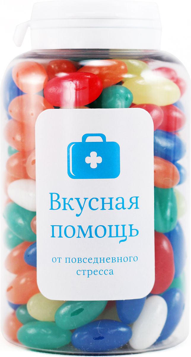 Конфеты Вкусная помощь От повседневного стресса, 250 мл4640000272227 Конфеты Вкусная помощь От повседневного стресса, 250 мл4640000272227Вкусная помощь От повседневного стрессаЭкстренная помощь при следующих симптомах:нечего надеть;тюбик пасты не закрыт;куча носков и ни одной пары;наушники запутались;отключили горячую воду (опять?!);в супермаркете из 10 касс работает только одна;остроумный ответ пришел в голову через час после словесной перепалки;в очереди перед тобой еще 80 человек;кто-то без спроса ест из твоей тарелки;тебе сигналят на светофоре.Срок годности: 15 месяцев