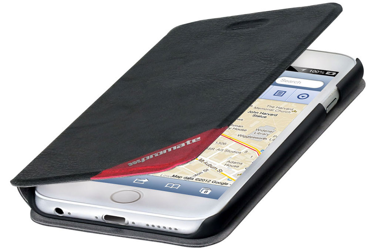 Promate Brace-i6P чехол для Apple iPhone 6, Black6959144012933 Promate Brace-i6P чехол для Apple iPhone 6, Black6959144012933Оденьте свой новый Apple iPhone 6 в исключительный качеству, сделанный из кожи и термопластичного полиуретана чехол Promate Brace, и вы перестанете волноваться о сохранности ваших инвестиций! Гибкий, более долговечный, чем силикон, с отличной амортизацией и износостойкостью он выгодно отличается еще и тем, что очень тонкий.