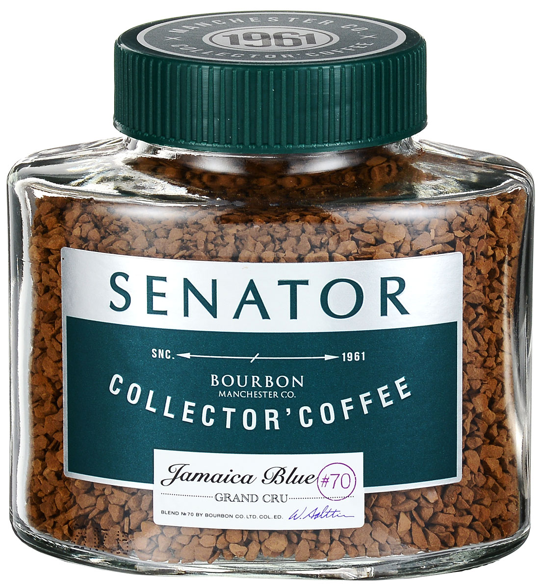 Senator Jamaica Blue кофе растворимый, 90 г maestro di caffe superior кофе растворимый сублимированный 90 г