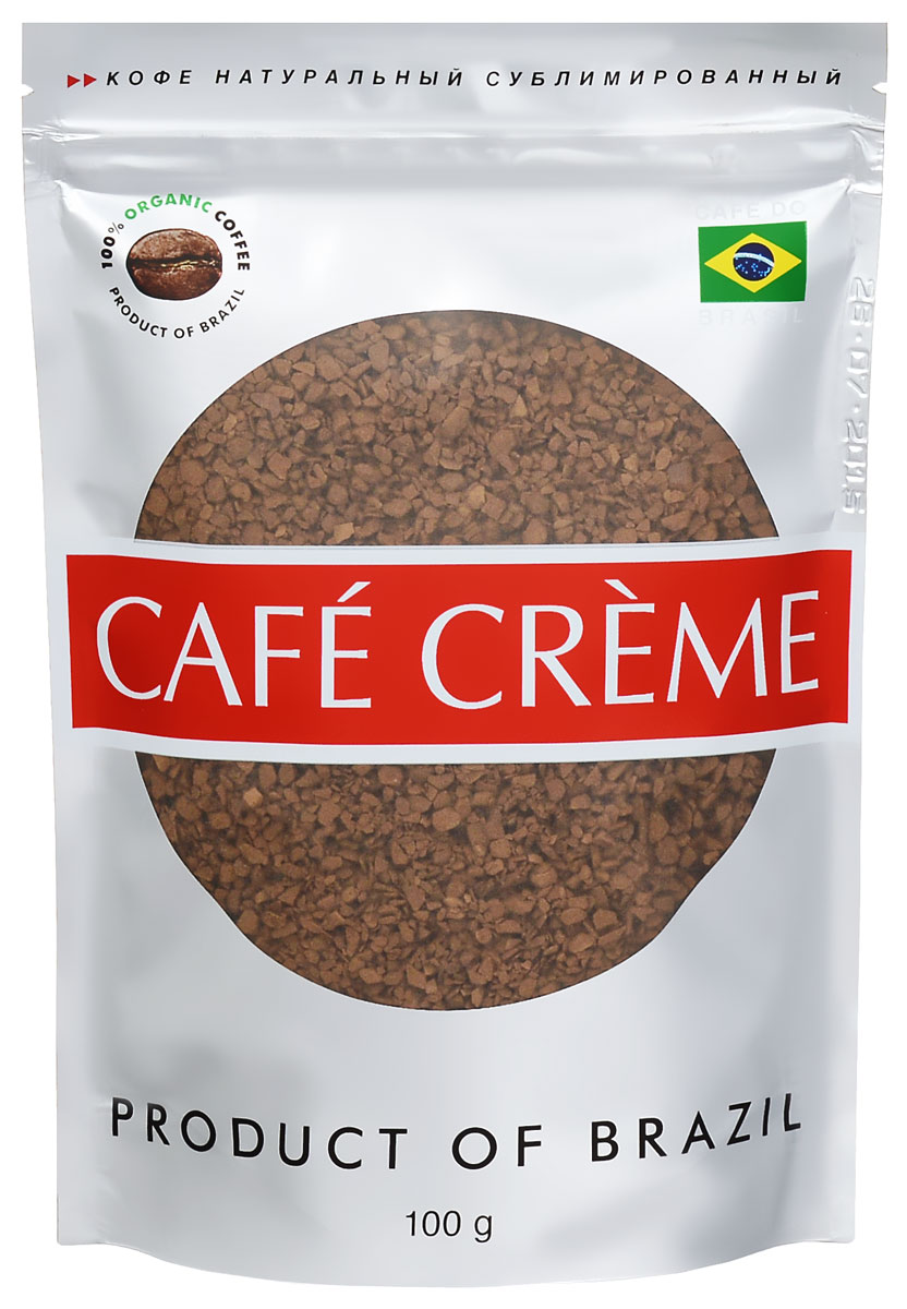 Cafe Creme Original кофе растворимый, 100 г4607141335372 Cafe Creme Original кофе растворимый, 100 г4607141335372Cafe Creme Originalидеально подойдет для Кафе де манья- завтрака по-бразильски, состоящего из одной чашечки очень горячего и очень крепкого кофе. Добавив две чайные ложечки меда и лимонный сок по вкусу, можно приготовить легендарный напиток здоровья и долголетия,укрепляющий иммунитет. Именно его употребляют в течение дня жители Эспирито-Санто, горной местности на юго -востоке Бразилии, где произрастает один из лучших сортов бразильской арабики.