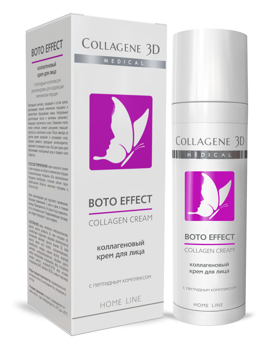 Medical Collagene 3D Крем для лица Boto Effekt с Syn®-ake комплексом, 30мл