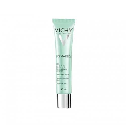 Vichy Normaderm Клиар Корректирующий ВВ крем, Натуральный оттенок 40 млM0655000 Vichy Normaderm Клиар Корректирующий ВВ крем, Натуральный оттенок 40 млM0655000Клиар Корректирующий ВВ крем - это 1-ый ВВ крем от VICHY, обогащенный 2% салициловой кислотой и минеральными пигментами, который выравнивает тон и уменьшает несовершенства проблемной кожи. Дарит коже естественное синяние и регулирует выделение себума, выравнивая текстуру кожи.