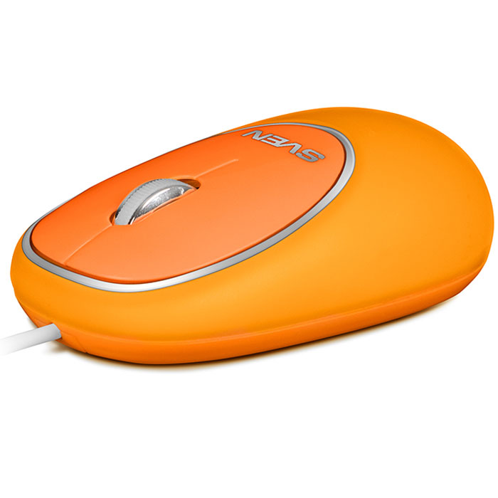 Sven RX-555 Antistress Silent, Orange мышьSV-03200555UOS Sven RX-555 Antistress Silent, Orange мышьSV-03200555UOSДолой офисную хандру! Этим летом Sven представили яркую компанию проводных компьютерных мышей с уникальным дизайном. Мягкие разноцветные мыши Sven RX-555 Antistress Silent - не просто незаменимые помощники для работы с компьютером. Они гарантированно поднимут вам настроение, украсят рабочий стол и станут отличным развлечением в перерывах между важными делами.Сочные, насыщенные оттенки мышей Sven сразу притягивают внимание. Их так и хочется потрогать! И здесь начинается самое интересное. Корпус RX-555 Antistress Silent выполнен из пластичного податливого материала. Эту компьютерную мышь можно щипать, тискать и мять - она с легкостью вынесет такое обращение и, несмотря ни на что, будет оставаться в отличной форме.RX-555 Antistress Silent невозможно выпустить из рук! Для отличного настроения нужна только компьютерная мышь! Не верите? Специально для этой модели мы создали особенную упаковку: через отверстие в блистере модель можно потрогать и убедиться в правдивости наших слов. Кроме того, мыши Sven очень удобны в работе. Их кнопки абсолютно бесшумны - никаких раздражающих лишних звуков!Компьютерная мышь Sven RX-555 Antistress Silent доступна в синем, оранжевом и супермодном в этом сезоне зеленом цвете. Только позитив и никакого стресса! Коллеги будут вам завидовать!