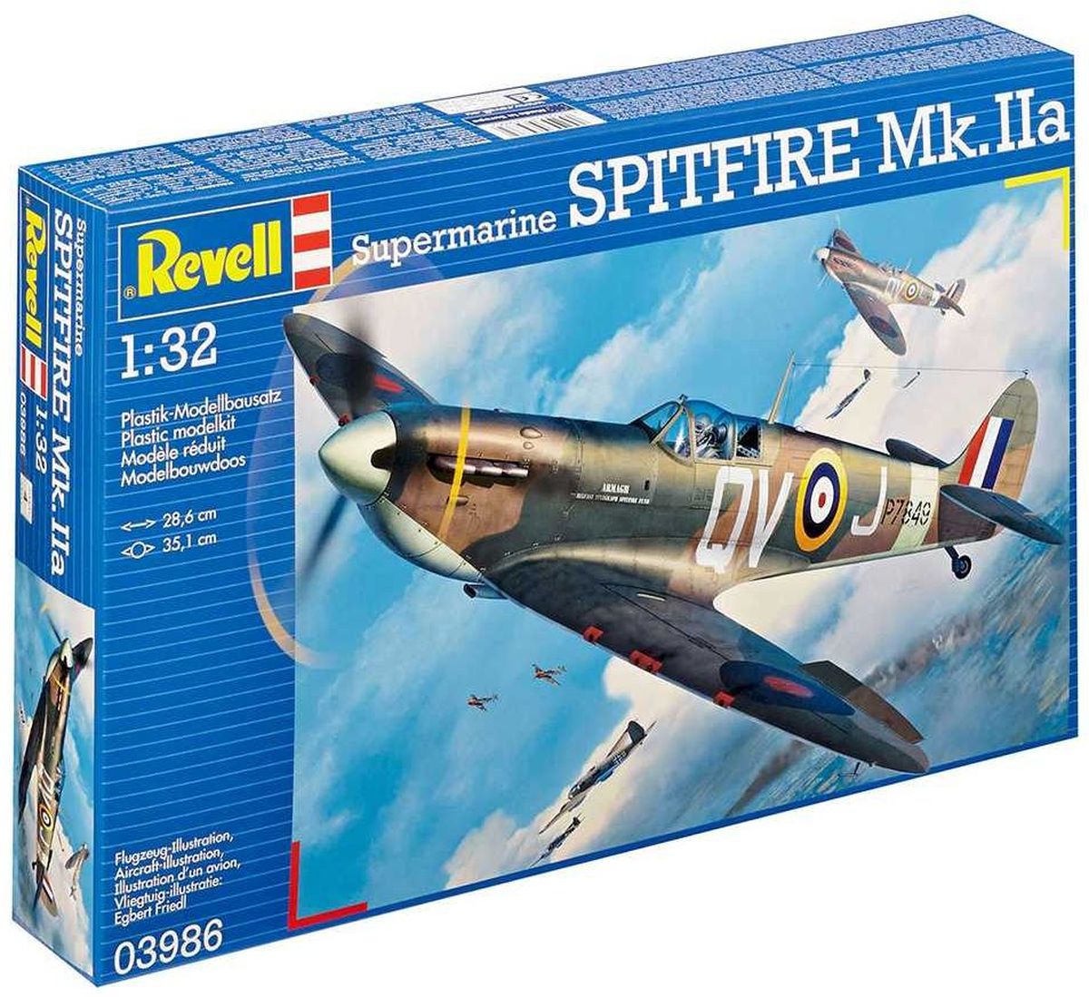 Revell Сборная модель Истребитель Supermarine Spitfire Mk IIa