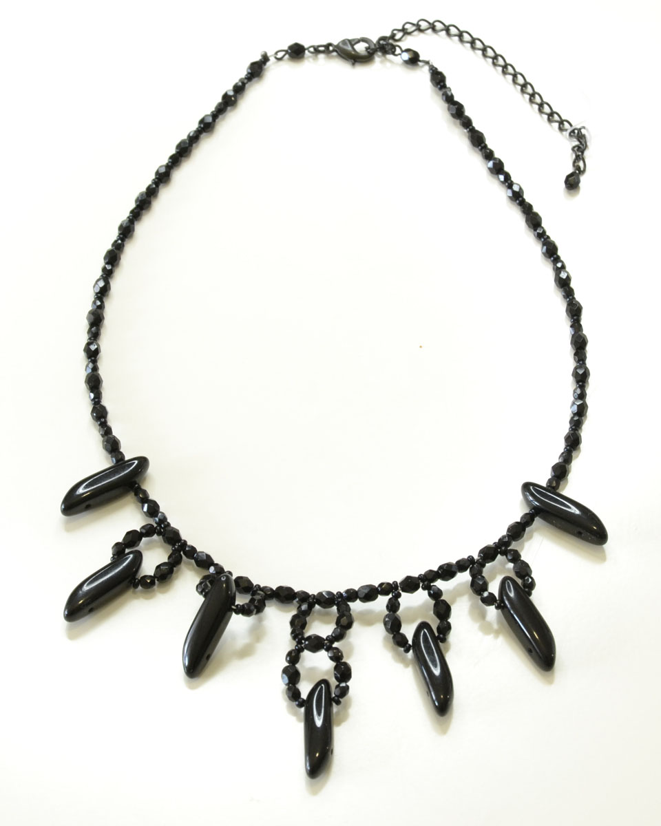 Ожерелье Bohemia Style, цвет: черный. BW1218 9135 49