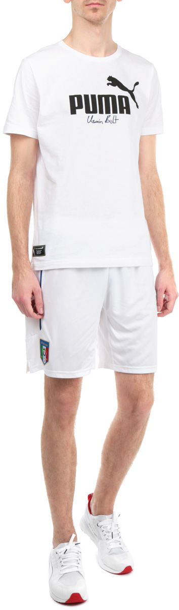 Шорты мужские Puma FIGC Italia, цвет: белый. 74429802. Размер XL (50/52)74429802 Шорты мужские Puma FIGC Italia, цвет: белый. 74429802. Размер XL (50/52)74429802Мужские шорты Puma FIGC Italia станут отличным дополнением к вашему спортивному гардеробу. Шорты выполнены из высококачественного воздухопроницаемого материала, который великолепно отводит влагу от тела.Модель дополнена широкой эластичной резинкой на поясе и оформлена вышивкой в виде логотипа Итальянской федерации футбола (FIGC). Шорты затягиваются на шнурок-кулиску на поясе.Эти модные шорты идеально подойдут для бега и других спортивных упражнений. В них вы всегда будете чувствовать себя уверенно и комфортно.