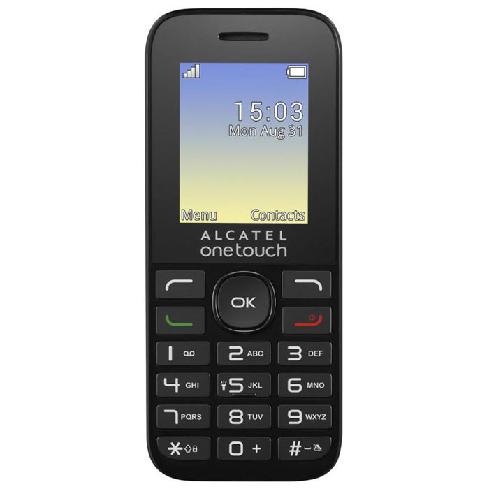 Alcatel OT-1016D, Pure WhiteALC-1016D-3BALRU1 Alcatel OT-1016D, Pure WhiteALC-1016D-3BALRU1Alcatel OT-1016D Dual поддерживает работу с двумя SIM-картами в режиме ожидания, за счет чего он может использоваться в качестве личного и рабочего одновременно. Кроме того, наличие двух карт позволяет эффективно управлять тарифами различных мобильных операторов, уменьшая уровень расходов.Дисплей телефона с диагональю 1,8 дюйма создан с применением технологии TFT. Благодаря этому картинка на нем всегда выглядит яркой и контрастной. Экран поддерживает отображение 65 тысяч цветов.Данная модель может воспроизводить файлы в формате MP3. Поддержка карты памяти емкостью до 32 Гб позволяет не ограничиваться небольшим количеством песен. Встроенный фонарик пригодится людям, которые часто ходят пешком в темноте, а также туристам.Полного заряда аккумулятора хватает на 6,5 часов непрерывного разговора или 300 часов (12,5 суток) работы телефона в режиме ожидания.