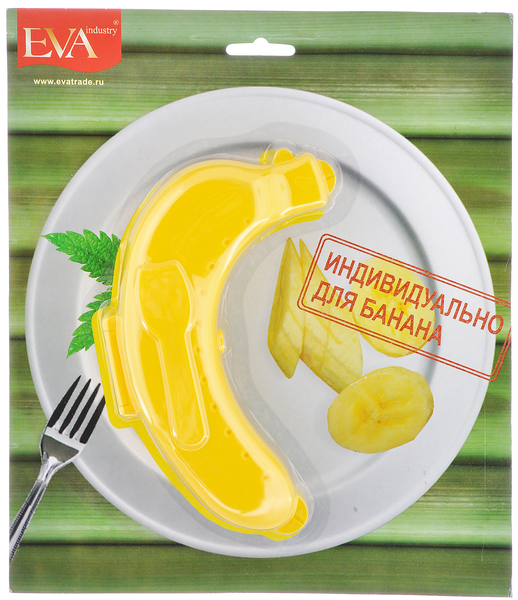 Контейнер для банана Eva, цвет: желтыйЕС-011_желтый Контейнер для банана Eva, цвет: желтыйЕС-011_желтыйКонтейнер для банана Eva, изготовленный из прочного пластика, уникальное полезное приобретение для тех, кто перекусывает на бегу, а также для мам, которые собирают своим детям обеды в школу. Такой чехол прекрасно подойдет для переноса фрукта в сумке, предотвращает его деформацию, сохраняя его вкусовые качества.