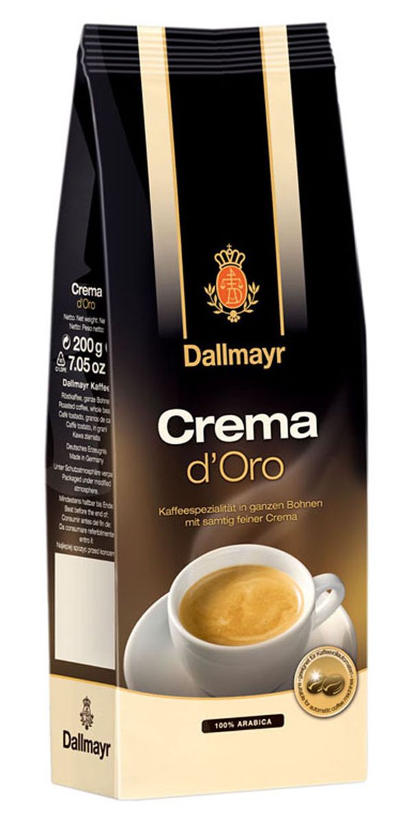 где купить Dallmayr Crema d'Oro кофе в зернах, 200 г по лучшей цене