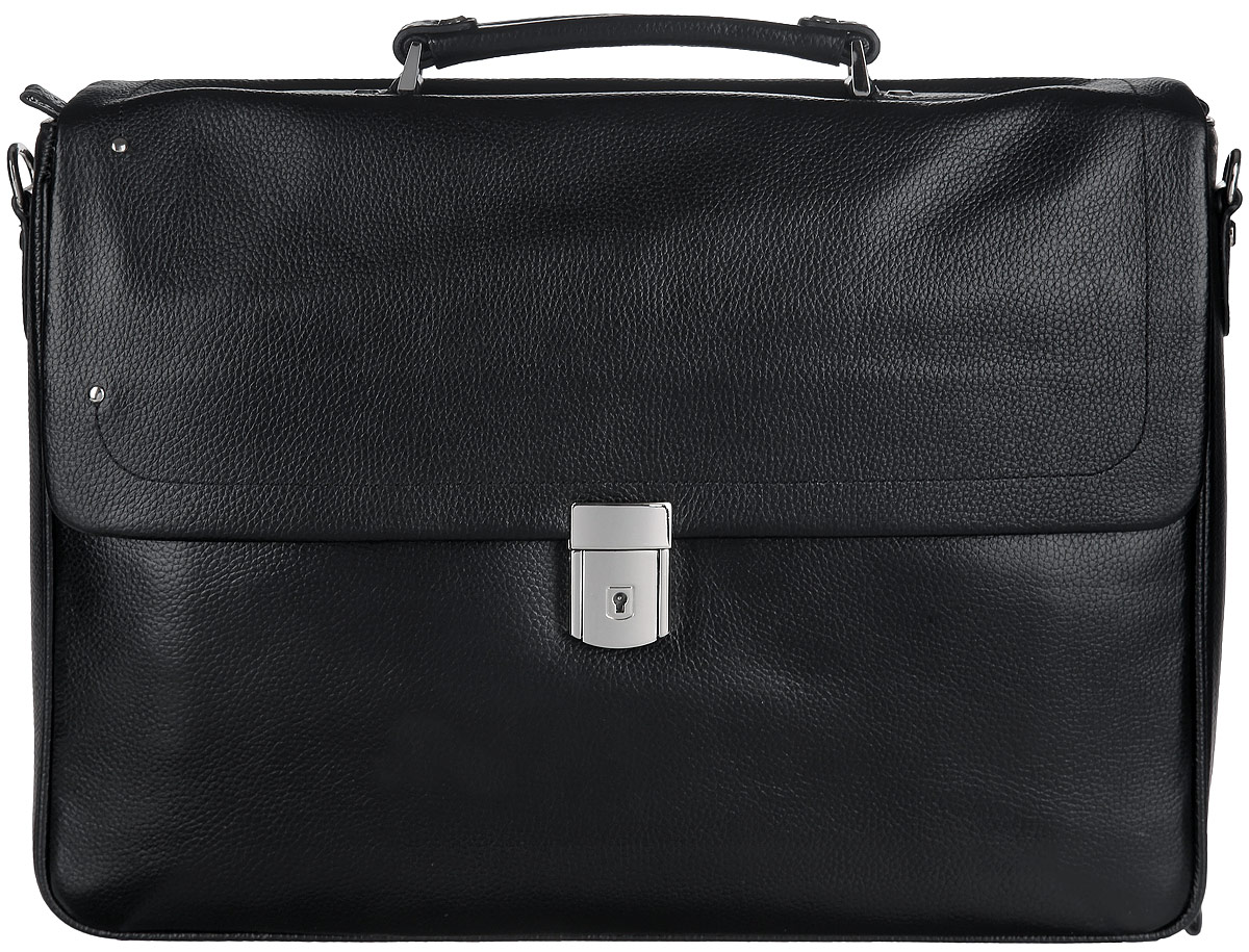 Портфель мужской Fabretti, цвет: черный. LRB114
